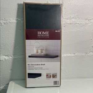 Black Decorative Shelf